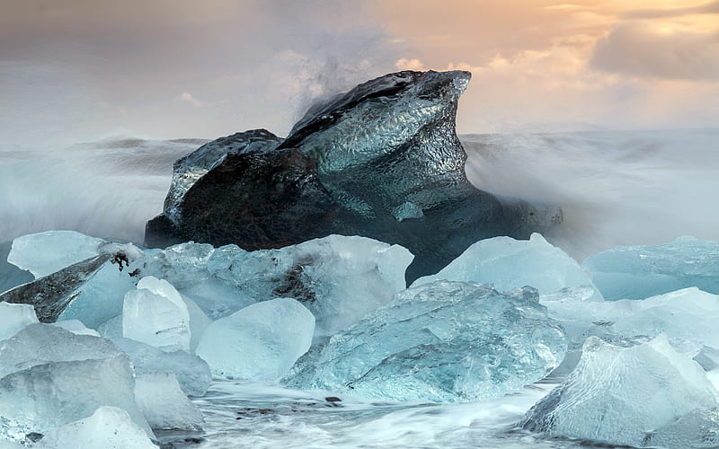 Glacier Transparent 2022 Ocean Winter, HD wallpaper | Peakpx