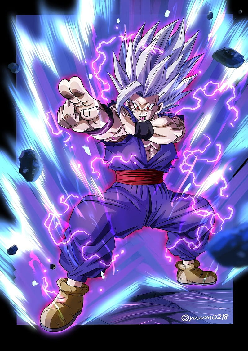 Gohan Beast, Dragon Ball, DEPTH EFFECT optimized, phone wallpaper