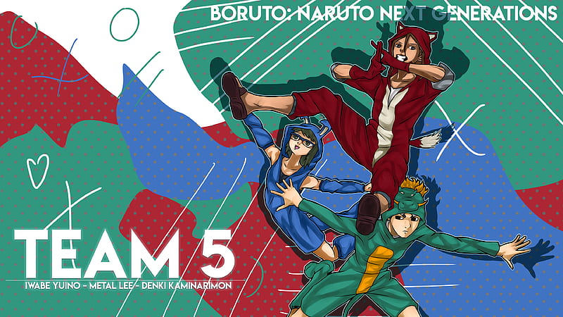 Naruto, Boruto, Denki Kaminarimon, Iwabe Yuino, Metal Lee, HD wallpaper