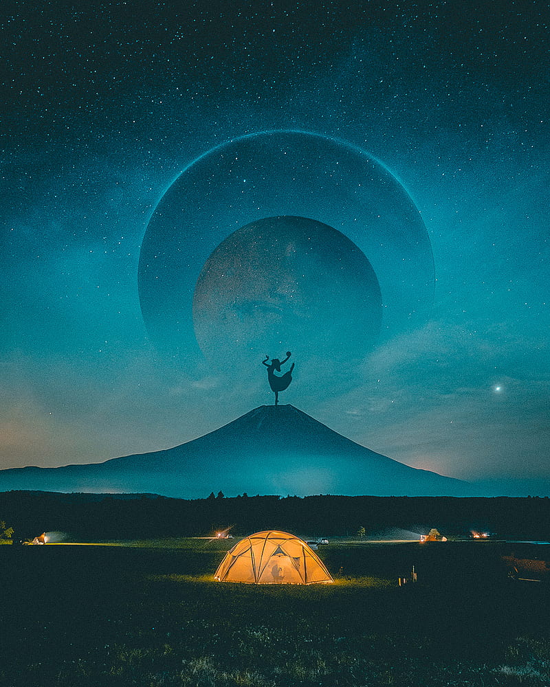 Planets, android, black, blue, pyramid, pyramide, pyramids, ramxmhr, sky, HD  phone wallpaper | Peakpx