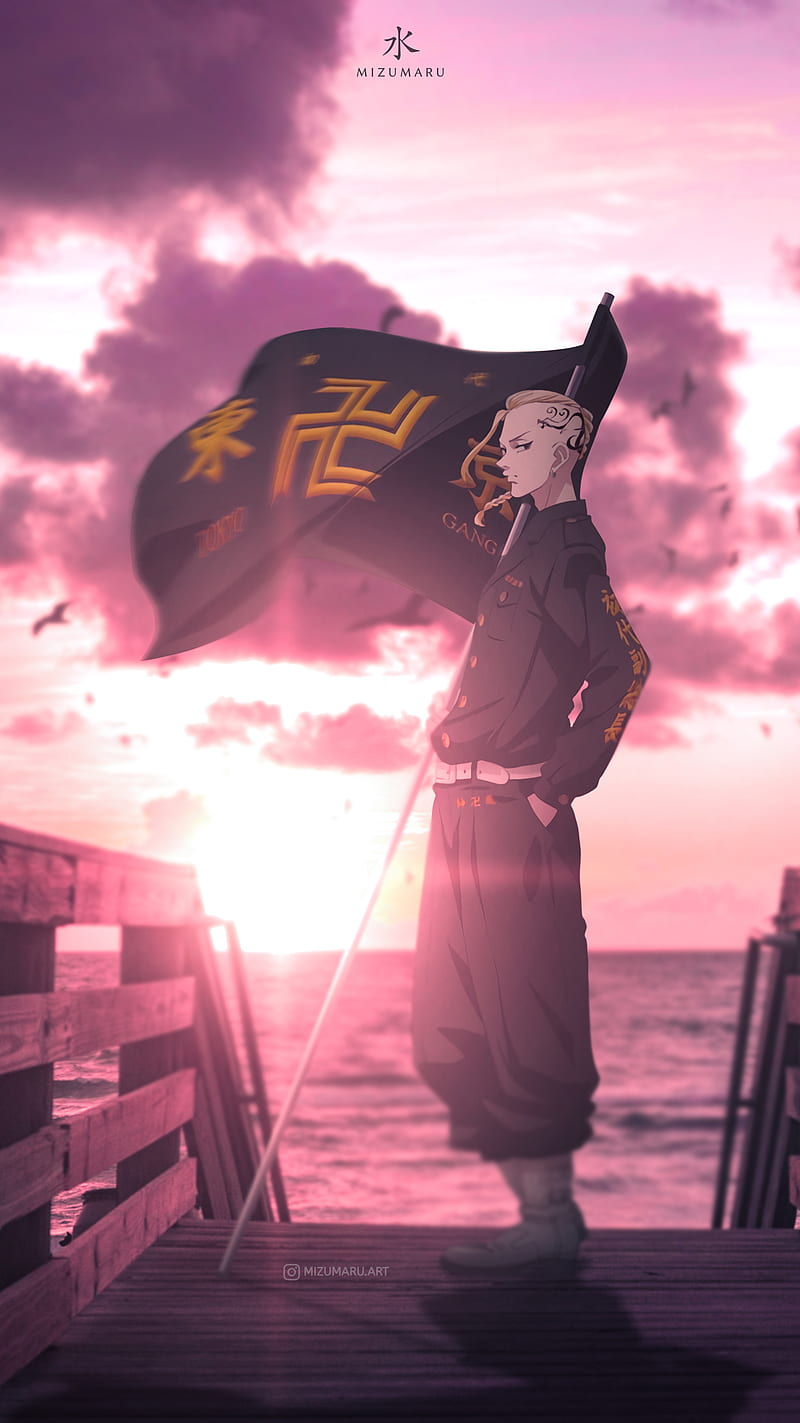 Baji Keisuki, cloud, hanagaki takemitchy, tokyo revengers, mikey, anime  aesthetic, HD phone wallpaper