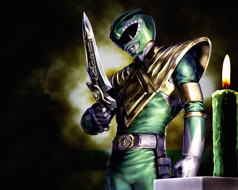 Green Ranger, art, alternative, green, power, ranger, HD wallpaper