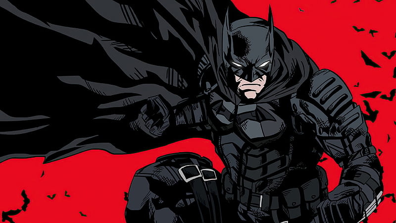 The Batman Pose , the-batman, batman, superheroes, artwork, artist, artstation, HD wallpaper