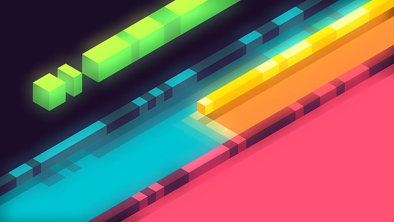 3d Abstract Colorful Shapes Minimalist , 3d, abstract, shapes, minimalism, minimalist, colorful, HD wallpaper