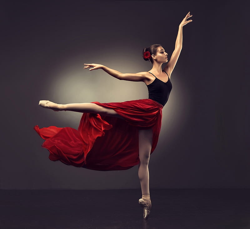 ️, Woman, Dancer, Dance, Ballerina, HD wallpaper