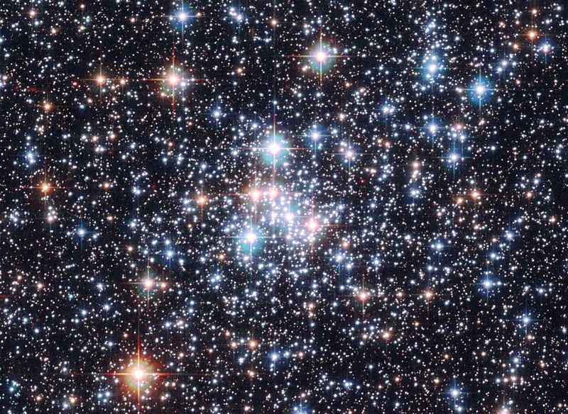 Open Cluster NGC 290, stars, cool, space, fun, galaxy, HD wallpaper