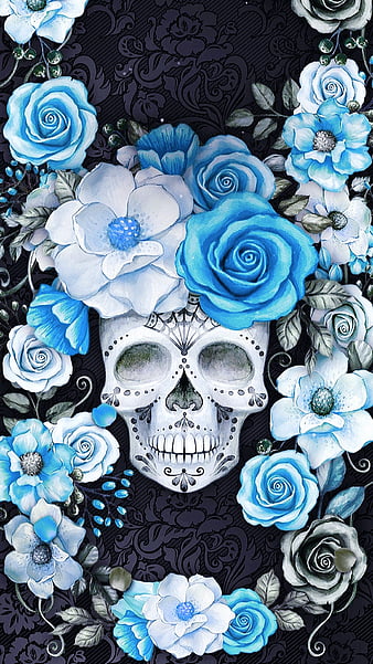 rose and skull wallpaper by EnesTr00  Download on ZEDGE  b43b