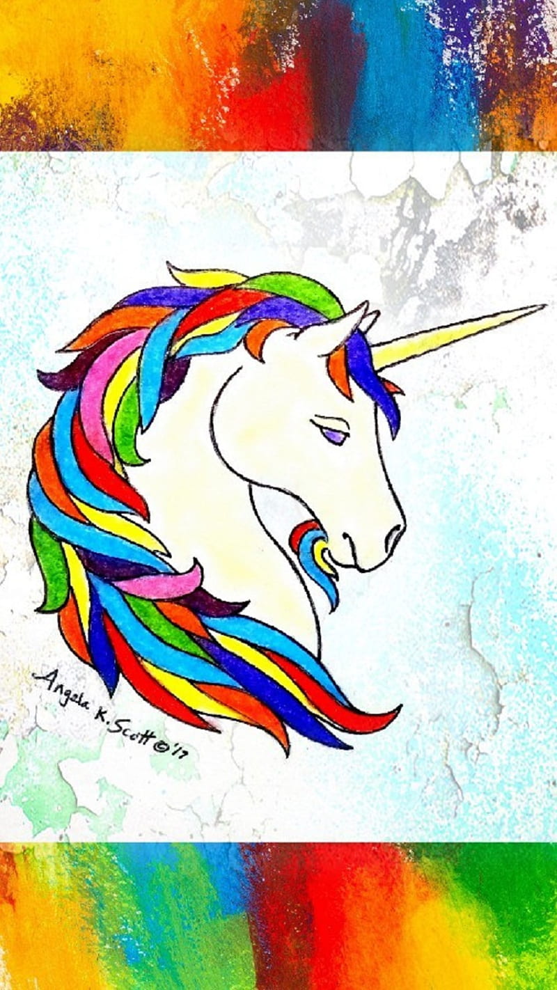 Gay Rainbow Unicorn Digital Art by Kevin Miller - Pixels