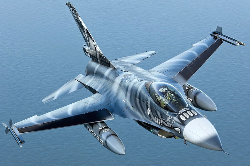 F-16 Fighting Falcon, fighting, fighter, lockheed, falcon, f16, jet, martin, HD wallpaper