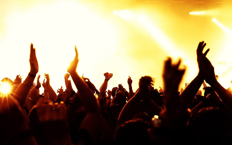 concert hands in the air-music theme, HD wallpaper