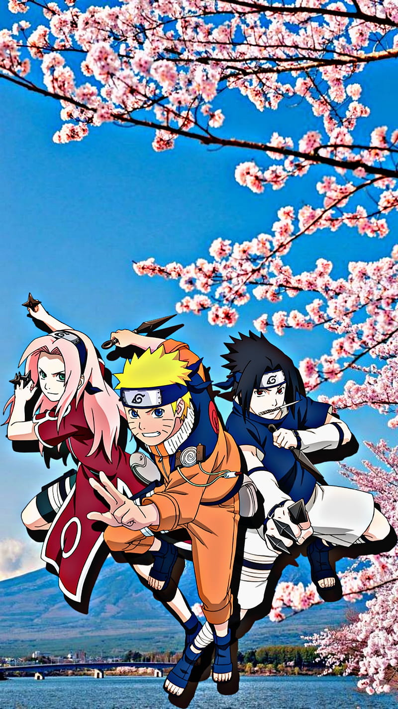 Naruto sasuke sakura, academy, haruno, hero, super, uchiwa, uzumaki, HD phone wallpaper