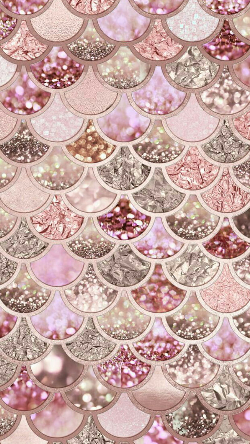 Fish scale pattern , 3d, fish scales, glitter mermaid, sparkles, HD phone wallpaper