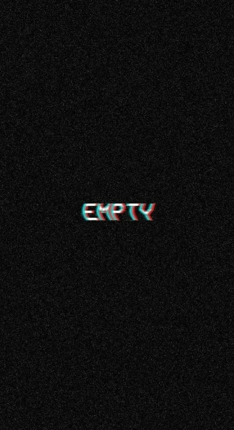 Empty, 3d, aesthetic, depressing, emo, glaxy, glitch, sad, HD phone wallpaper