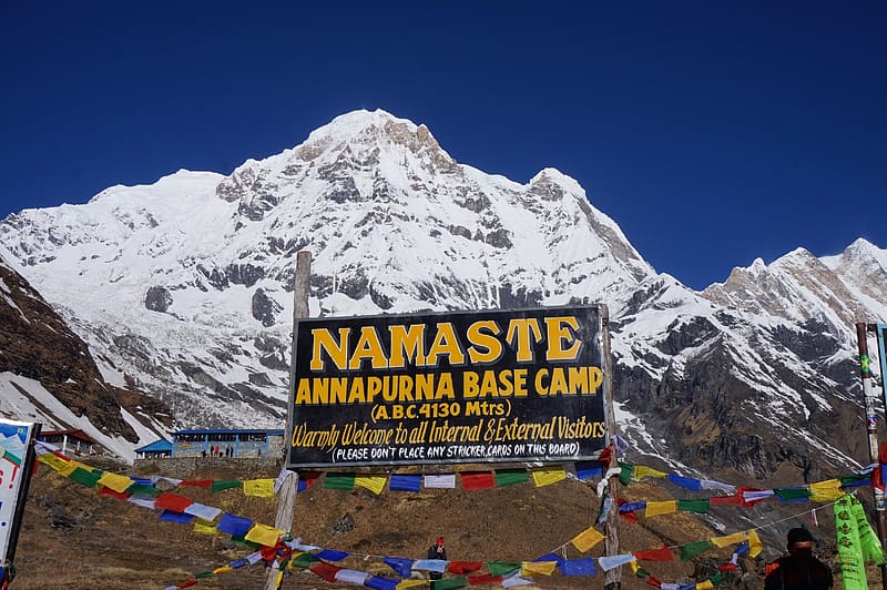 Annapurna Base Camp trek, nepal, annapurna base camp, mountain, travel, HD wallpaper