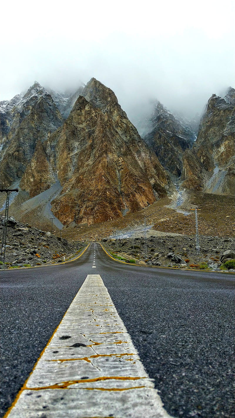 Passucones Pakistan, mountain, passu, HD phone wallpaper