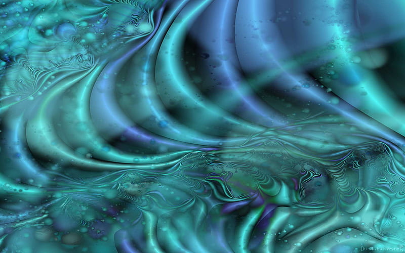 waterworld 2001 .jpg, teal, crazy, abstract, blue, HD wallpaper