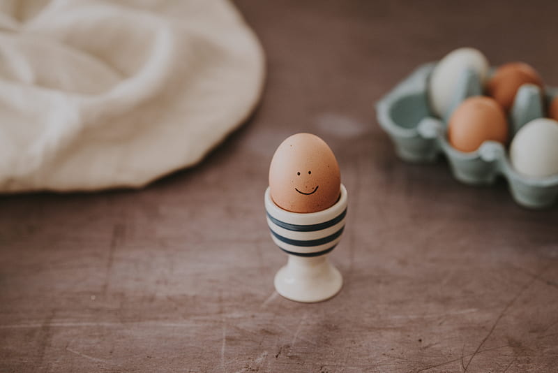selective focus graphy of brown egg, HD wallpaper