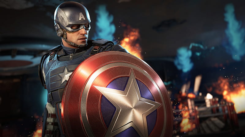 Captain America Marvels Avengers , marvels-avengers, captain-america, avengers, games, HD wallpaper