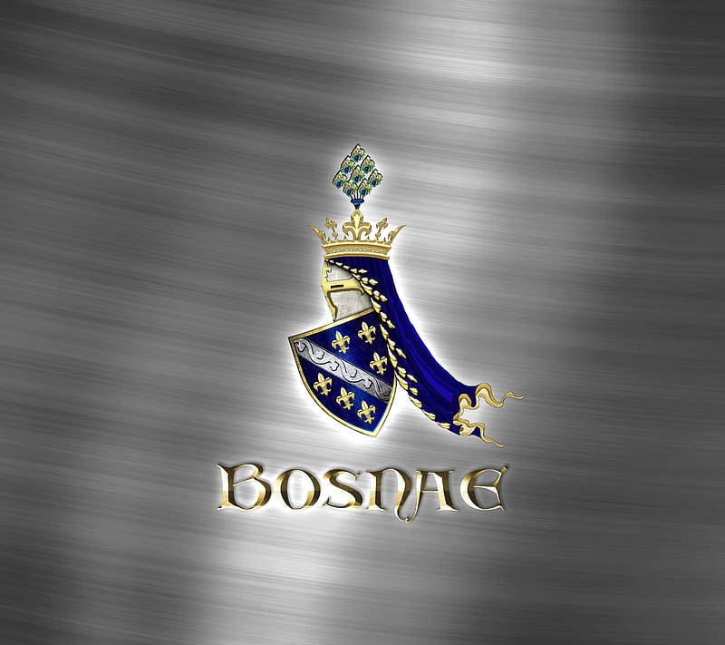 BOSNAE, bih, bosna, bosnia, fleur de lys, kingdom, kotromanici, tvrtko, HD wallpaper