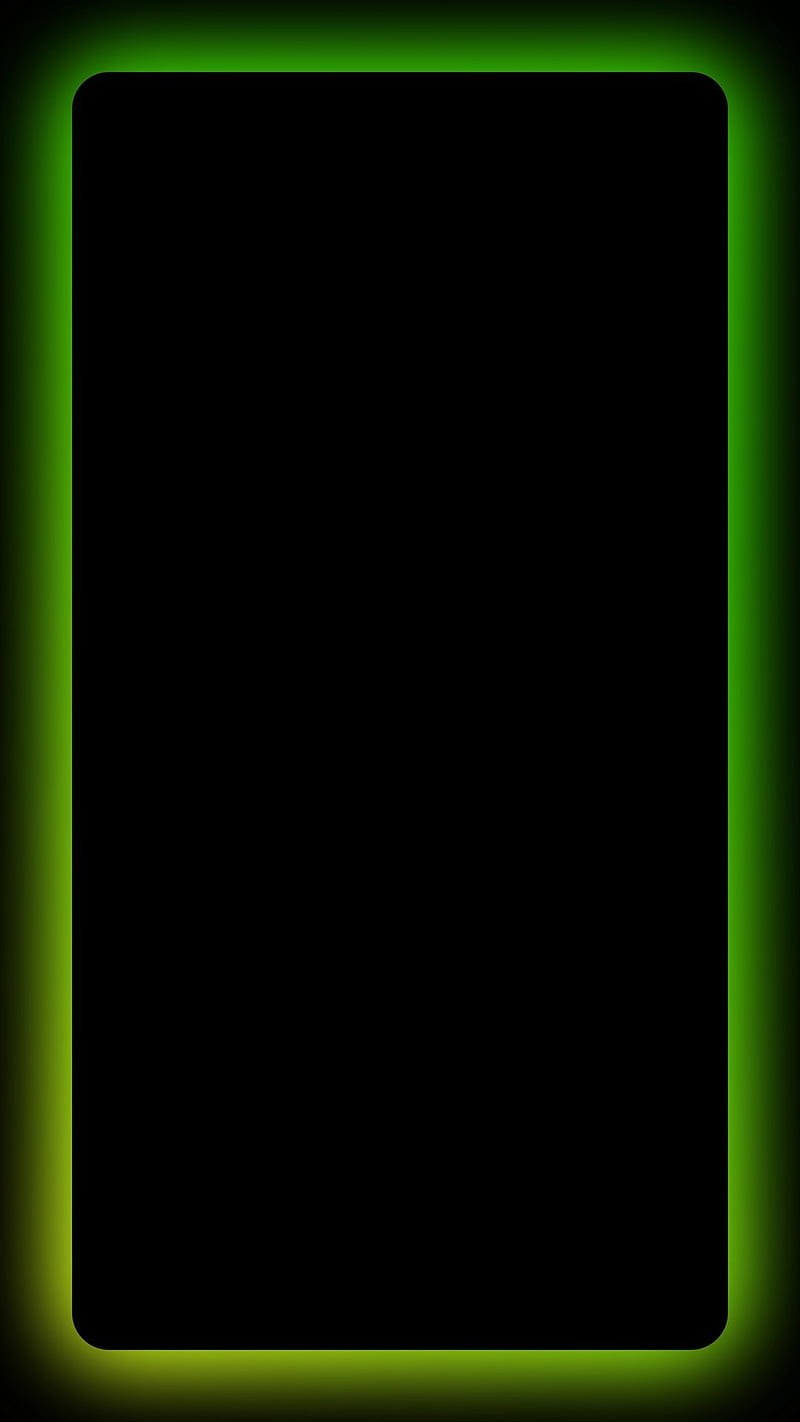 Borde, negro, bordes, verde, led, luz, luces, neón, Fondo de pantalla de  teléfono HD | Peakpx
