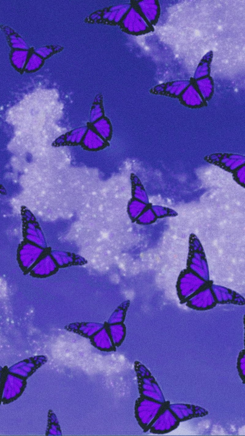 Aesthetic Blue And Purple Wallpapers  Wallpaper Cave