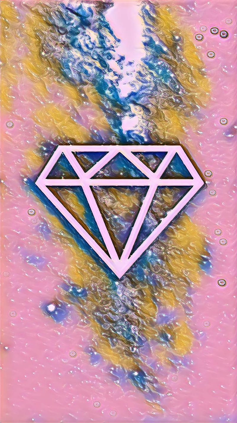 Diamante, diamond, energy, galaxy, pony, HD phone wallpaper