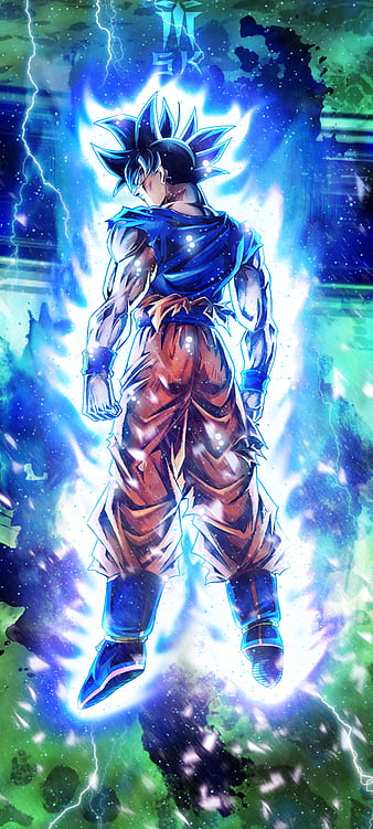 Goku ssj blue, saiyajin blue, broly movie, dbs, dragon ball, kakaroto,  saiyajin, HD phone wallpaper