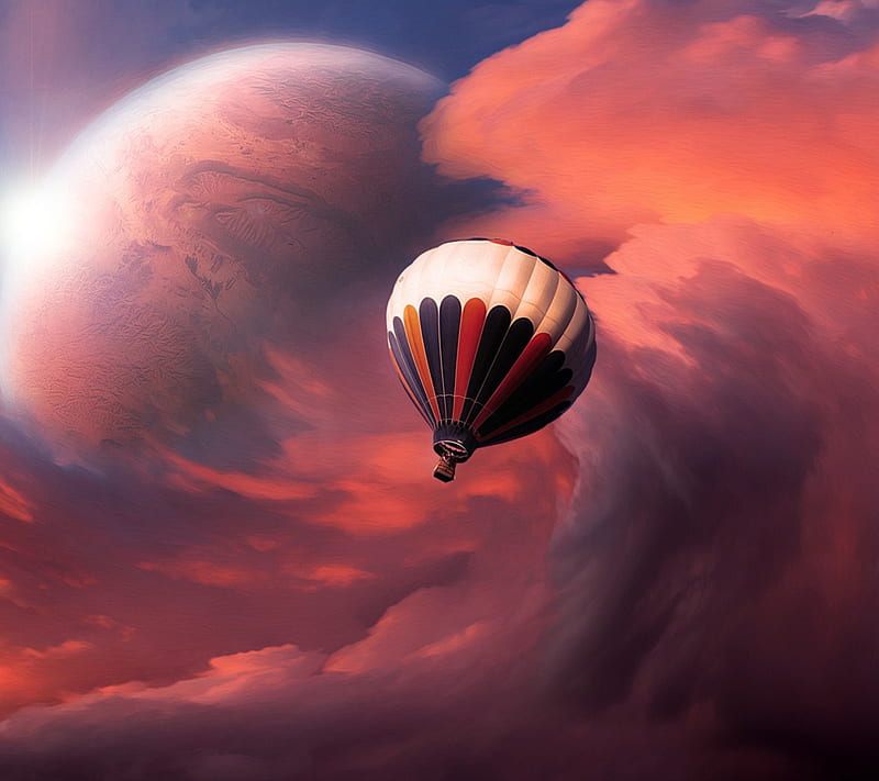 Air Journey, clouds, cool parachute, nature, parachute, HD wallpaper |  Peakpx