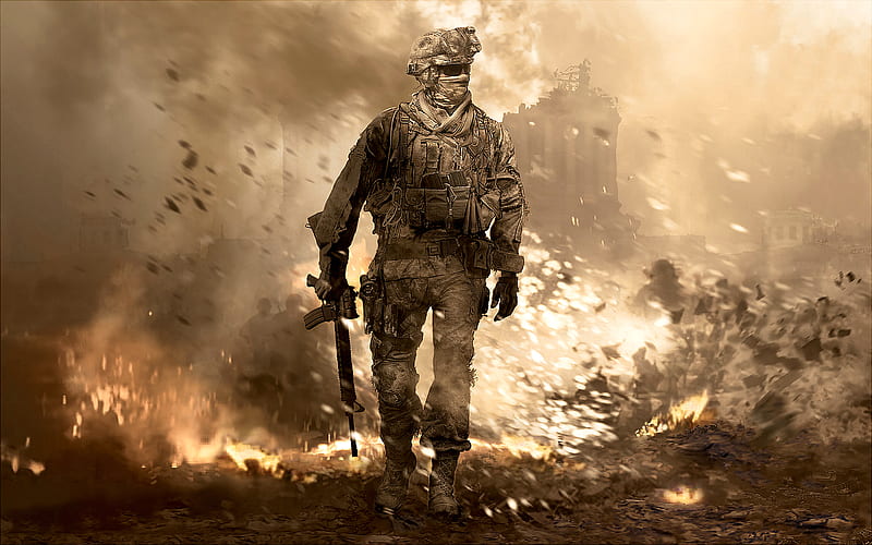 Ghost Call of Duty Modern Warfare 2 Remastered 4K Wallpaper #7.1589
