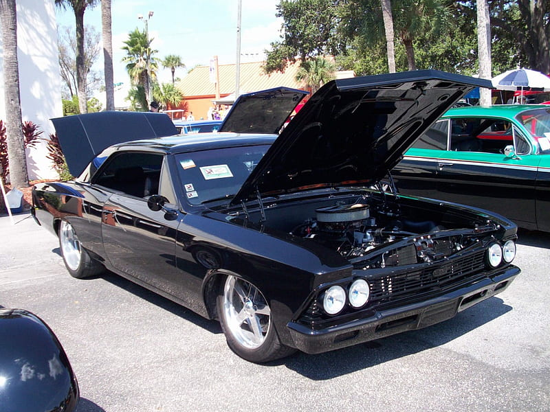 Chevelle SS, Classic, Black, GM, Bowtie, HD wallpaper | Peakpx