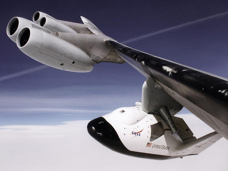 NASA's X-38 CRV, crv, x-38, research, b-52, HD wallpaper