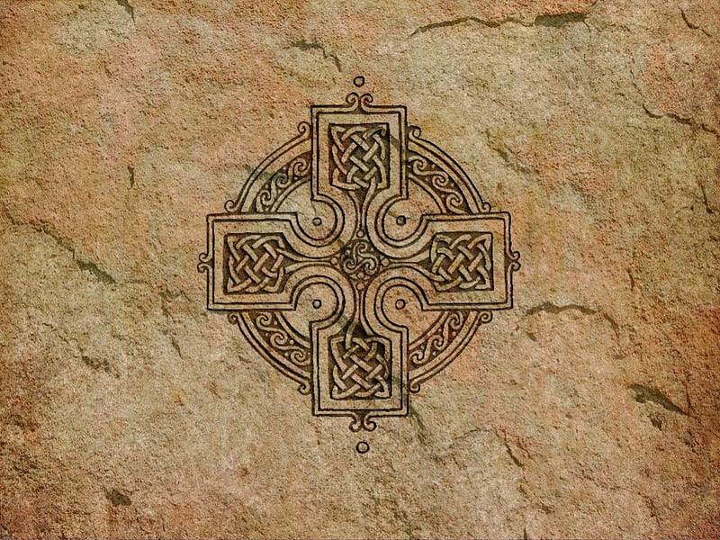 Celtic, north, gallic, celts, celtic cross, nordic, barbarian, myth, pagan, nature, paganism, viking, cross, HD wallpaper