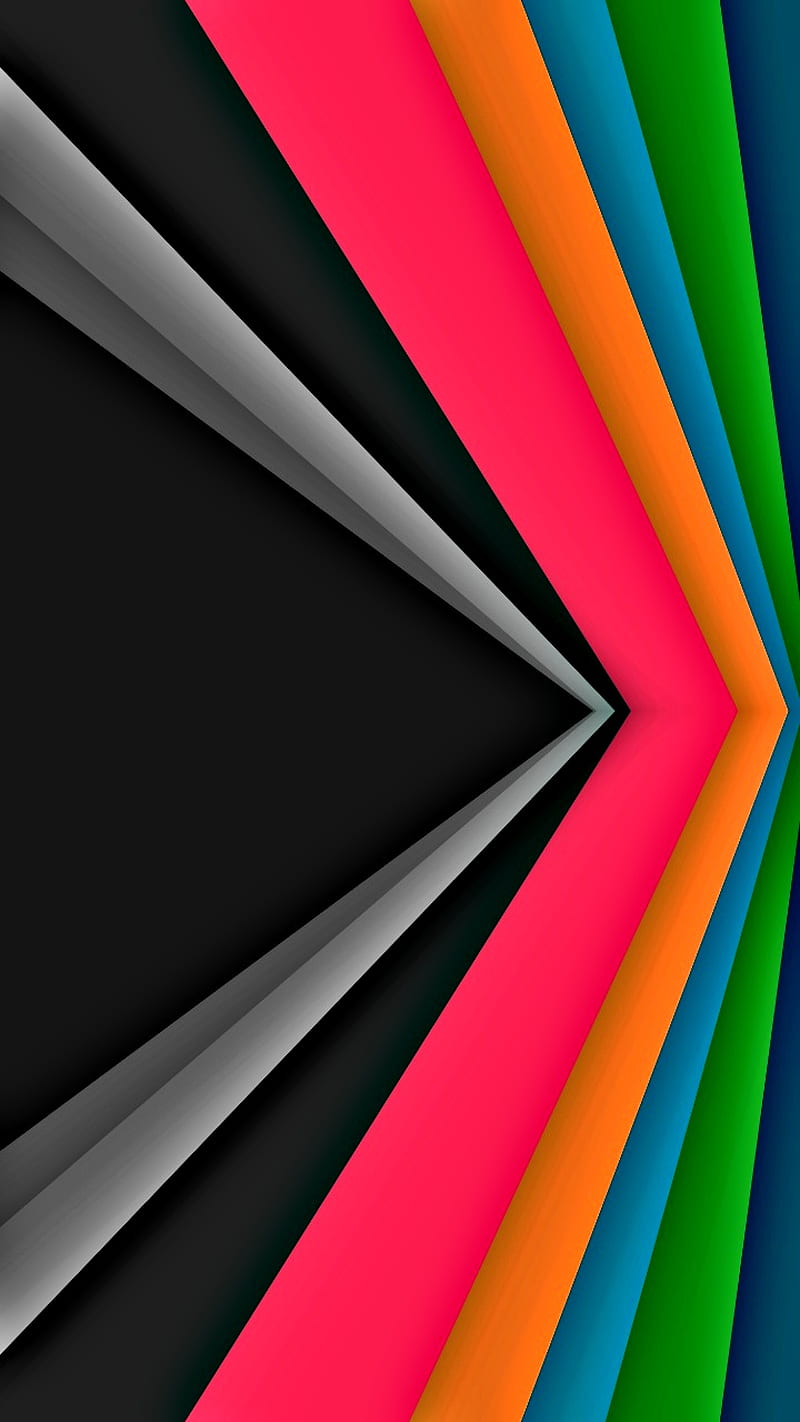 Material design 762, abstract, android, colorful, geometric, lines, material design, modern, new, HD phone wallpaper