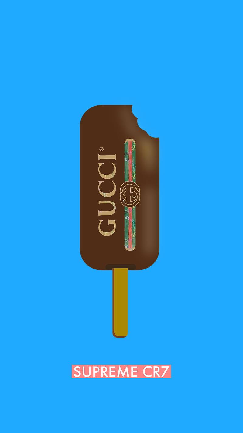 Gucci Logo Coco, chocolate, dope, gucci, icecream, lit, nice, HD phone wallpaper