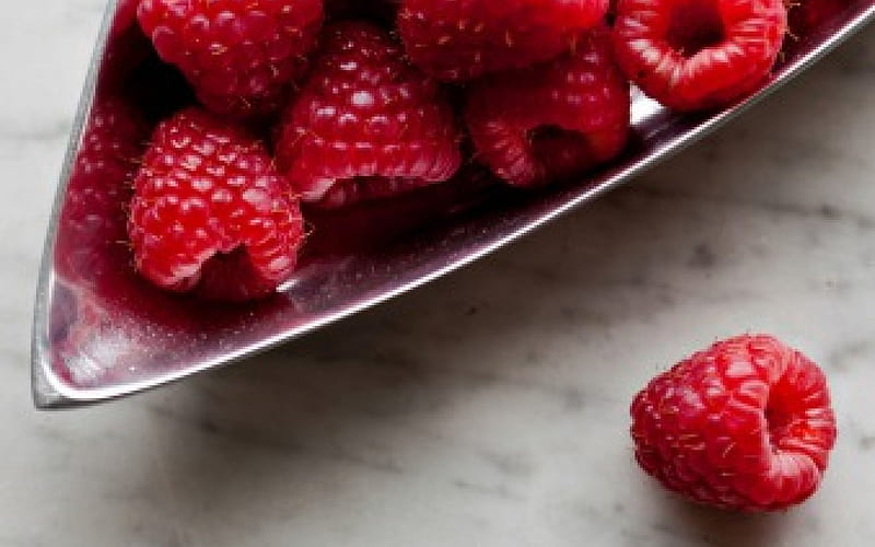 Rasberry fruit, red, HD wallpaper