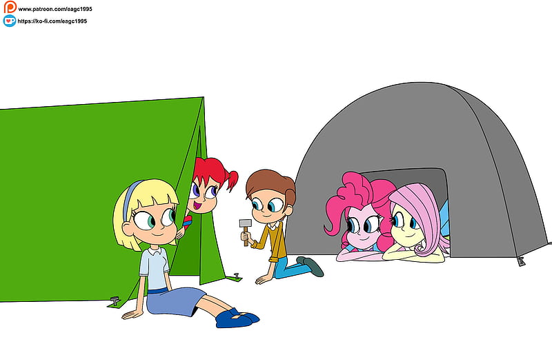 Camping 2, Pinkie Pie, Pippi Longstocking, Equestria Girls, Fluttershy, HD  wallpaper | Peakpx