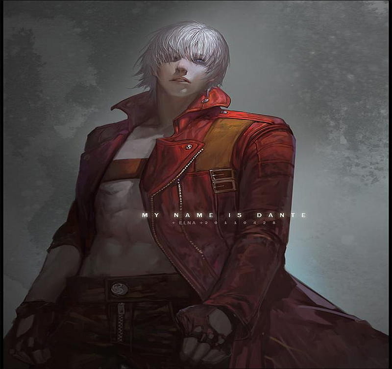 Dante, Devil May Cry, artwork, video game, 480x800 wallpaper