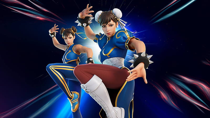 Chun-Li Street Fighter Fortnite, HD wallpaper