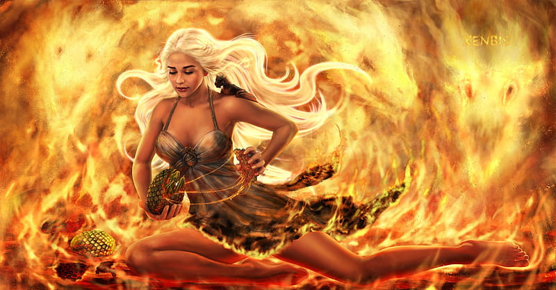 daenerys targaryen fire
