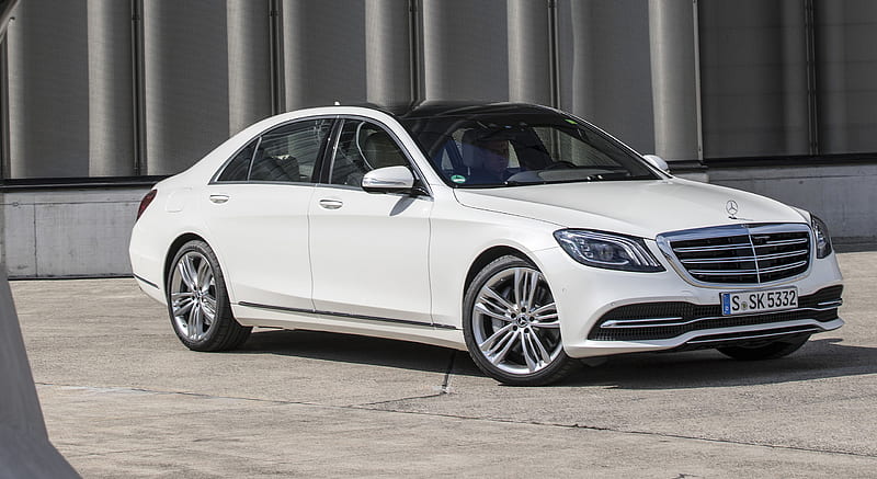 2018 Mercedes-Benz S-Class S 560 (Color: designo Diamond White Bright ...