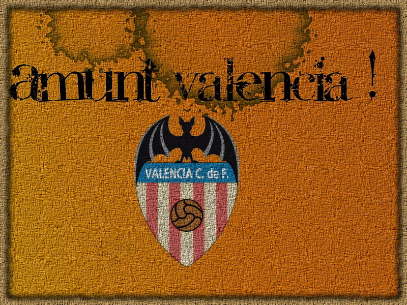 Valencia CF, football, soccer, valencia, logo, HD wallpaper