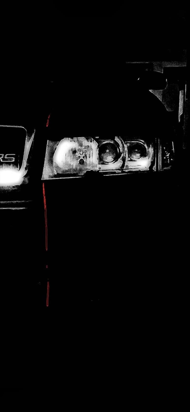 Skoda vrs amoled, black, car, cool, octavia, red, vw, HD phone wallpaper
