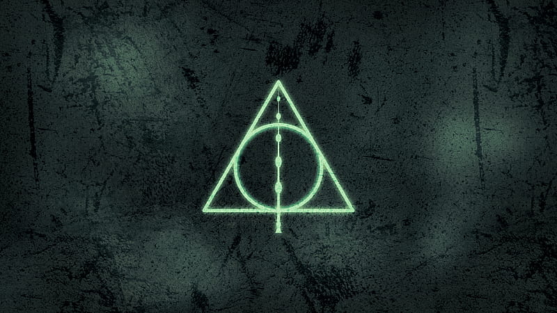 Deathly Hallows Logo, green, agd, vector, pattern, abstract, harry potter, deathly  hallows, HD wallpaper | Peakpx