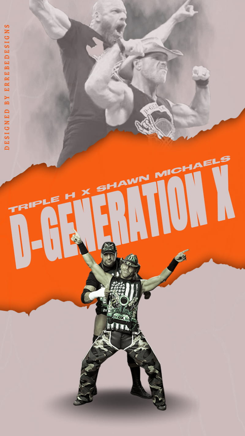 D-Generation X, attitude era, dgenerationx, dx, hbk, hhh, shawn michaels,  the game, HD phone wallpaper | Peakpx