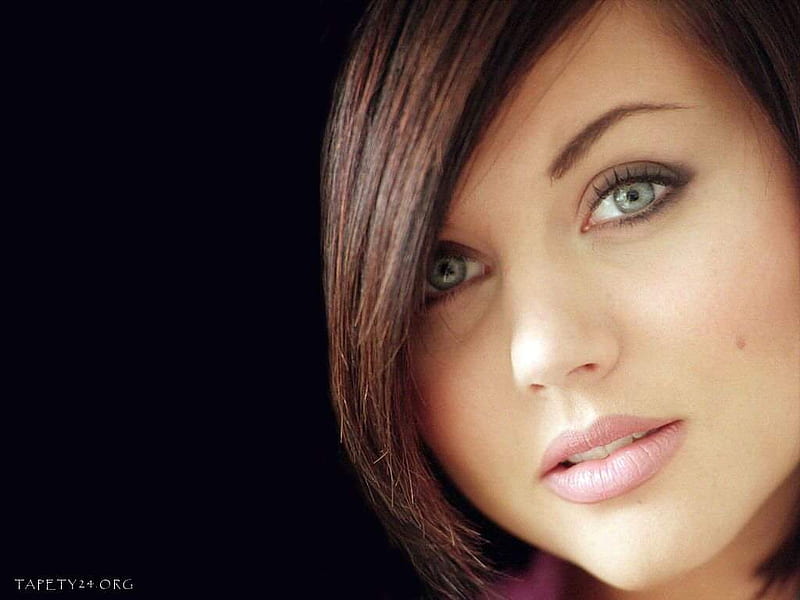 Tiffany Amber Thiessen, beauty, face, eyes, style, HD wallpaper
