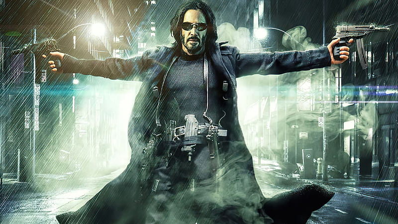 Keanu Reeves Neo The Matrix Resurrections, HD wallpaper