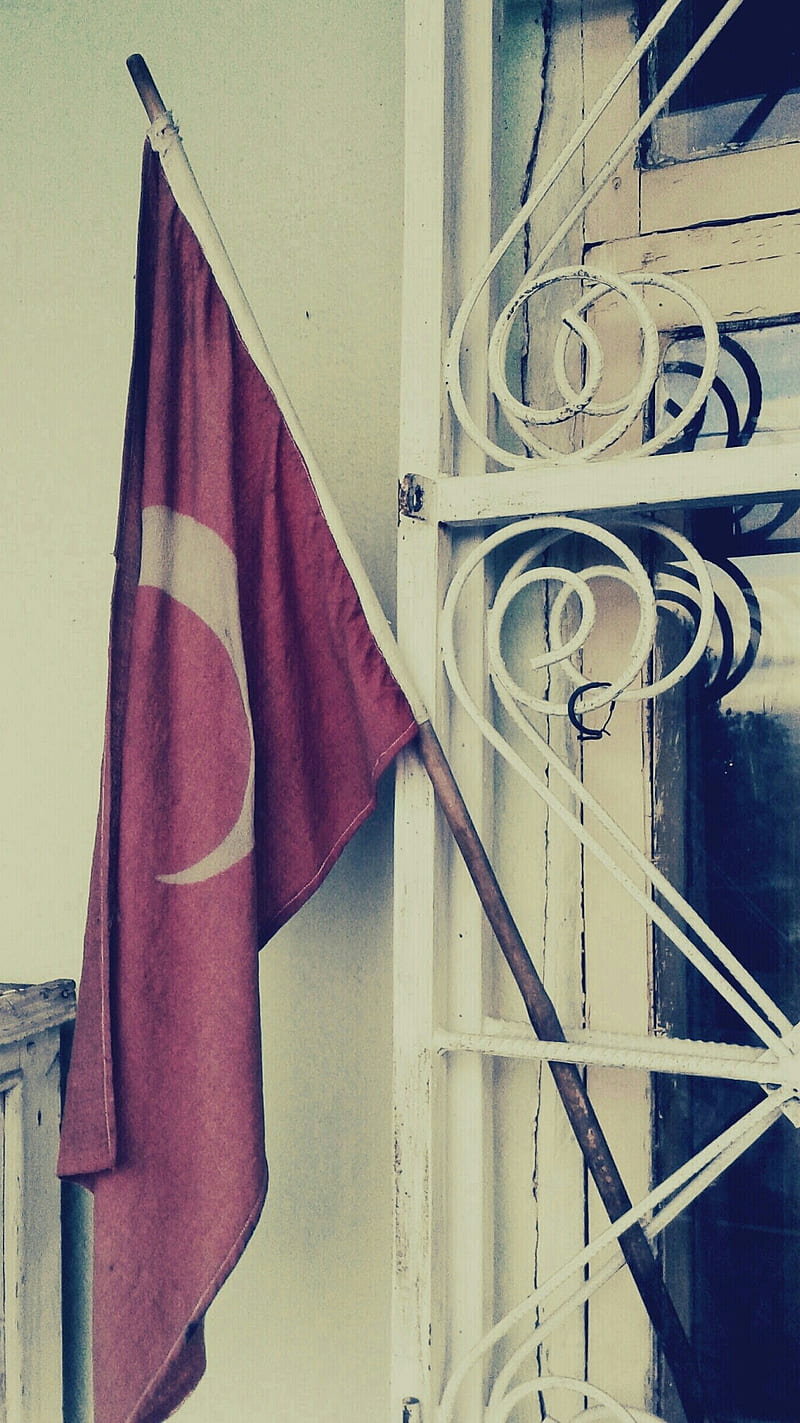 Turk Bayragi, flag, HD phone wallpaper