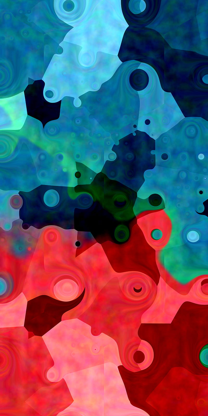 spots, colorful, abstract, digital, HD phone wallpaper