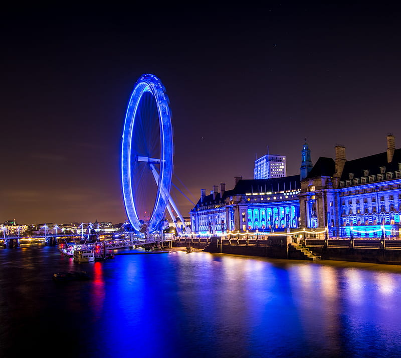 london night, great view, HD wallpaper