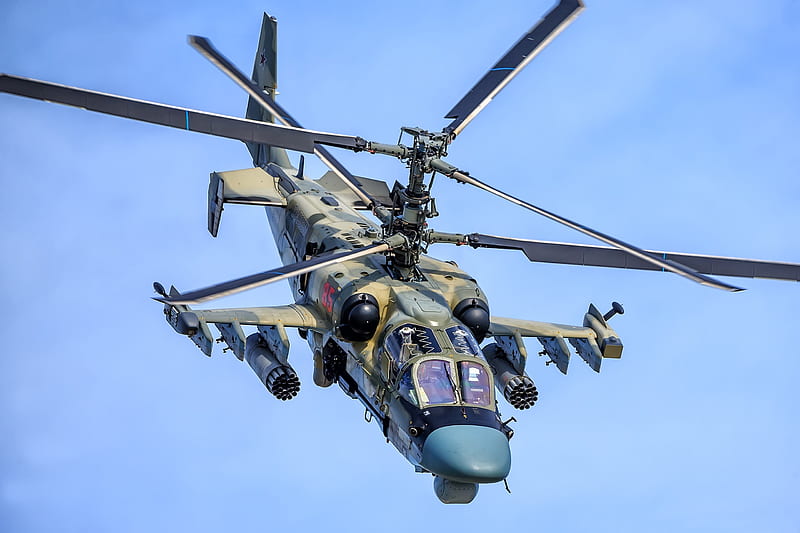Military Helicopters, Kamov Ka-52 Alligator, Attack Helicopter, Helicopter, Kamov Ka-50, HD wallpaper